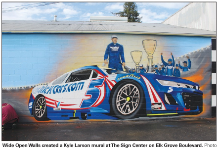 Kyle Larson Parade in Elk Grove
